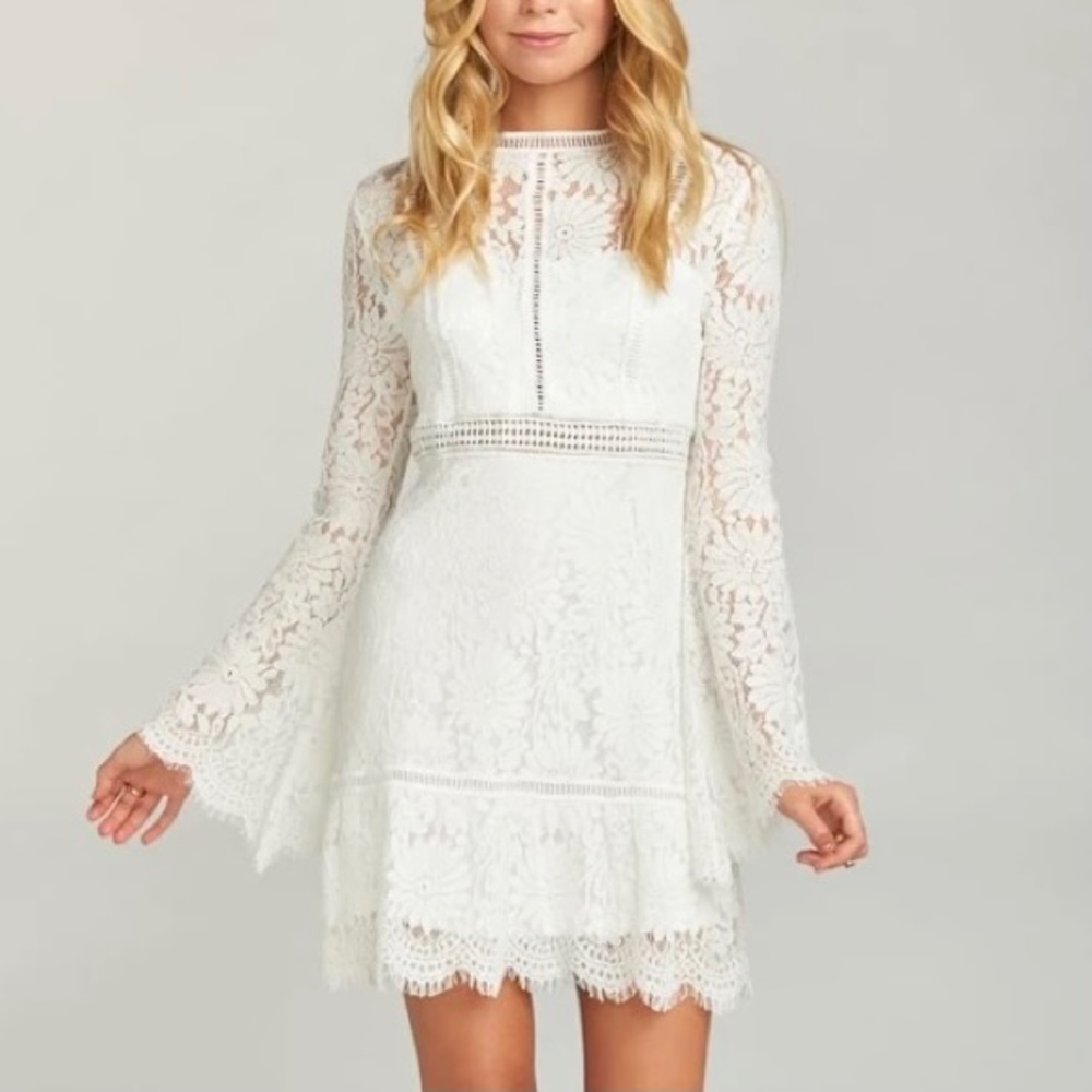NWOT Show Me Your MuMu Naomi Mini Dress White